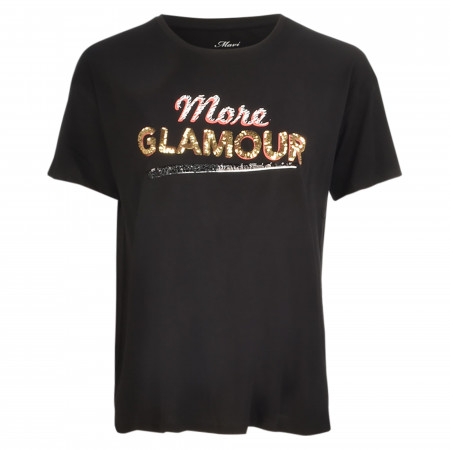 SALE % | Mavi | T-Shirt - Loose Fit - Glamour Top | Schwarz online im Shop bei meinfischer.de kaufen