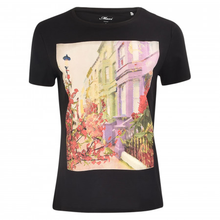 SALE % | Mavi | T-Shirt - Regular Fit - Print | Schwarz online im Shop bei meinfischer.de kaufen