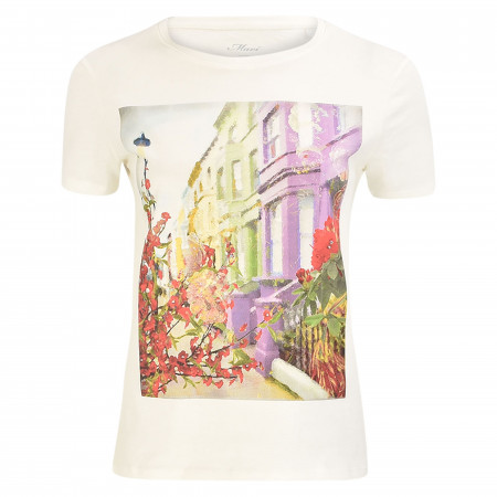 SALE % | Mavi | T-Shirt - Regular Fit - Print | Weiß online im Shop bei meinfischer.de kaufen