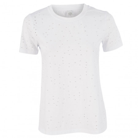 SALE % | mbyM | T-Shirt - Regular Fit  - Perforationen | Weiß online im Shop bei meinfischer.de kaufen