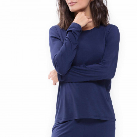 SALE % | Mey | Shirt - Comfort Fit - Unifarben | Blau online im Shop bei meinfischer.de kaufen