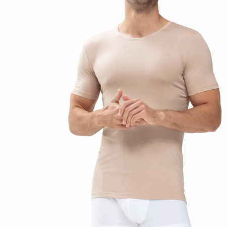 SALE % | Mey | T-Shirt - Slim Fit - Drunterhemd | Beige online im Shop bei meinfischer.de kaufen