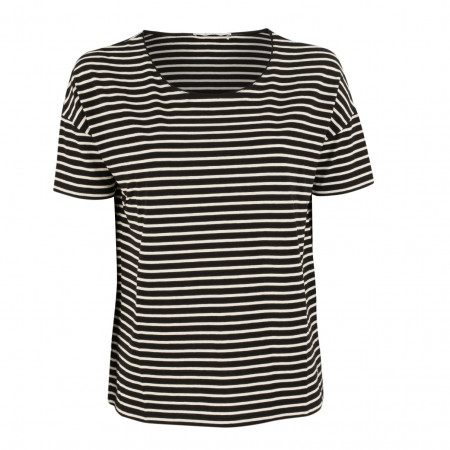 SALE % | Boss Casual | Jerseyshirt - Regular Fit - Stripes | Schwarz online im Shop bei meinfischer.de kaufen