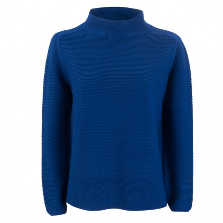 SALE % | Monari | Pullover - Regular Fit - Stehkragen | Blau online im Shop bei meinfischer.de kaufen