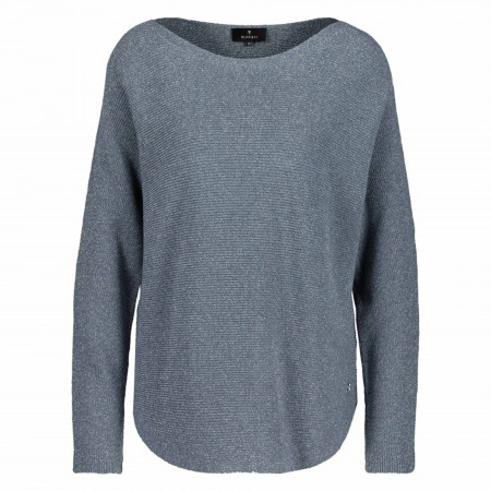 SALE % | Monari | Pullover - Regular Fit - Material-Mix | Blau online im Shop bei meinfischer.de kaufen