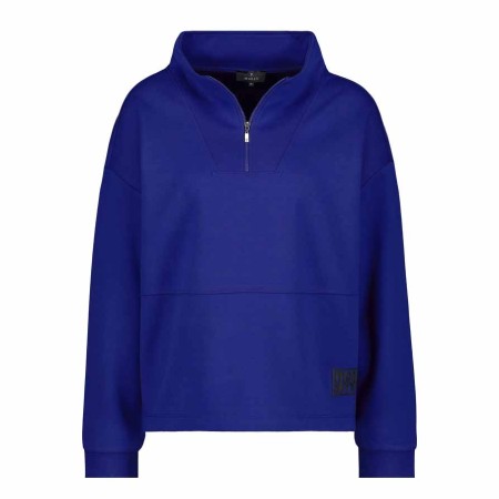 SALE % | Monari | Sweatshirt - Regular Fit - Material-Mix | Blau online im Shop bei meinfischer.de kaufen