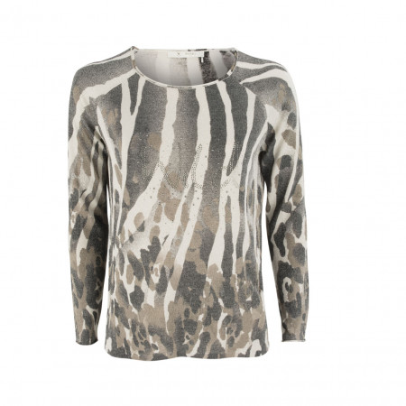 SALE % | Boss Casual | Pullover - Regular Fit - Camouflage | Beige online im Shop bei meinfischer.de kaufen