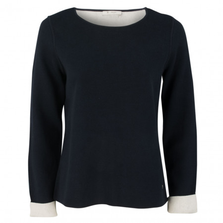 SALE % | Monari | Pullover - Comfort Fit - Stretch-Qualität | Blau online im Shop bei meinfischer.de kaufen
