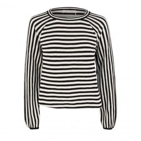 SALE % | Monari | Pullover - Comfort Fit - Stripes | Schwarz online im Shop bei meinfischer.de kaufen