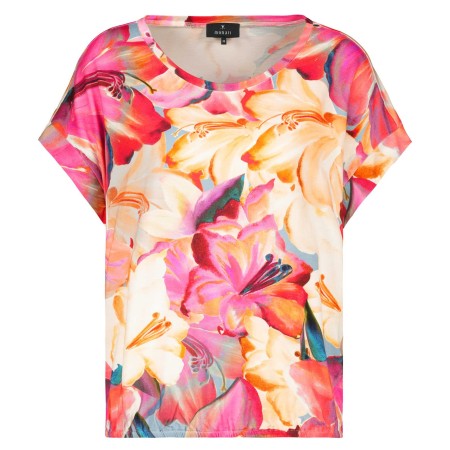 SALE % | Monari | T-Shirt - Regular Fit - Blumenprint | Bunt online im Shop bei meinfischer.de kaufen