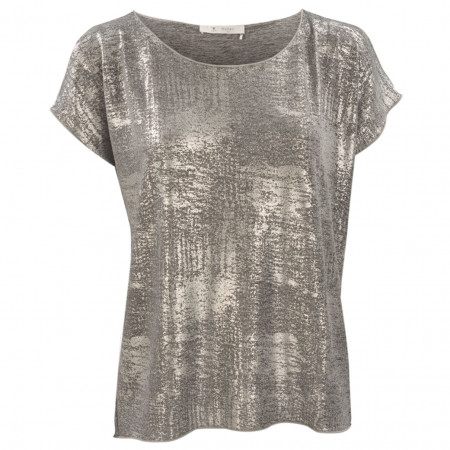 SALE % | Monari | Shirt - Comfort Fit - Silver-Look | Grau online im Shop bei meinfischer.de kaufen
