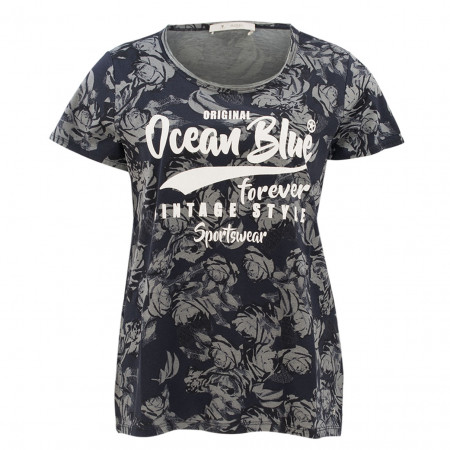 SALE % | Monari | T-Shirt - Regular Fit - Print | Blau online im Shop bei meinfischer.de kaufen