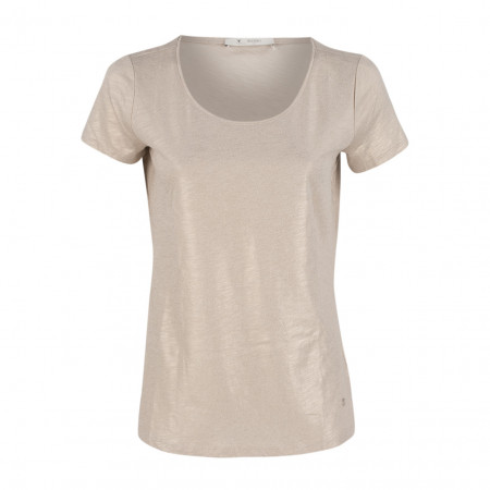 SALE % | Boss Casual | T-Shirt - Regular Fit - Goldschimmer | Beige online im Shop bei meinfischer.de kaufen