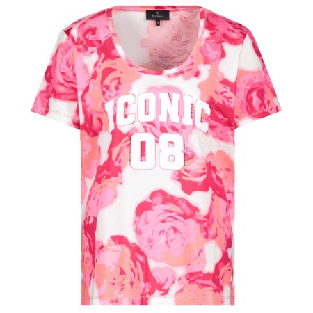 SALE % | Monari | T-Shirt - Regular Fit - Print | Pink online im Shop bei meinfischer.de kaufen