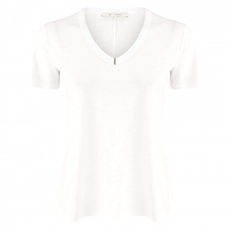 SALE % | Monari | Shirt - Regular Fit - V-Neck | Weiß online im Shop bei meinfischer.de kaufen