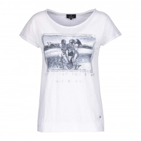 SALE % | Monari | Shirt - Regular Fit - Print | Weiß online im Shop bei meinfischer.de kaufen
