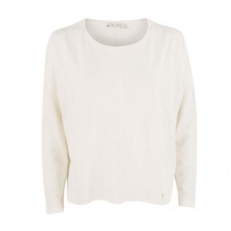 SALE % | Boss Casual | Jerseyshirt - oversized - cropped | Weiß online im Shop bei meinfischer.de kaufen
