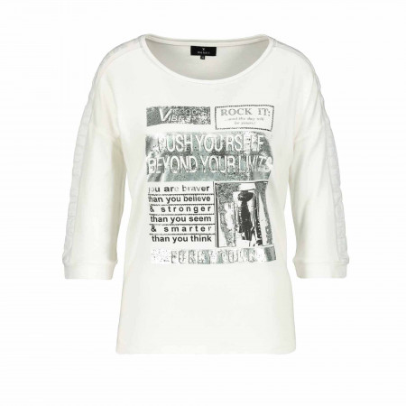 SALE % | Monari | Shirt - Comfort Fit - Print | Weiß online im Shop bei meinfischer.de kaufen