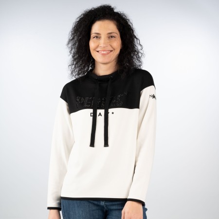 SALE % | Monari | Sweatshirt - Regular Fit - Color Blocking | Schwarz online im Shop bei meinfischer.de kaufen