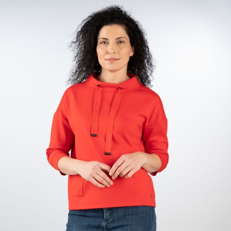 SALE % | Monari | Sweatshirt - Regular Fit - 3/4 Arm | Rot online im Shop bei meinfischer.de kaufen