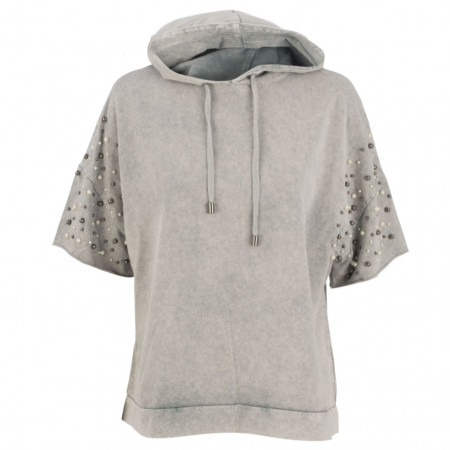 SALE % | Monari | Sweatshirt - oversized - Kapuze | Grau online im Shop bei meinfischer.de kaufen
