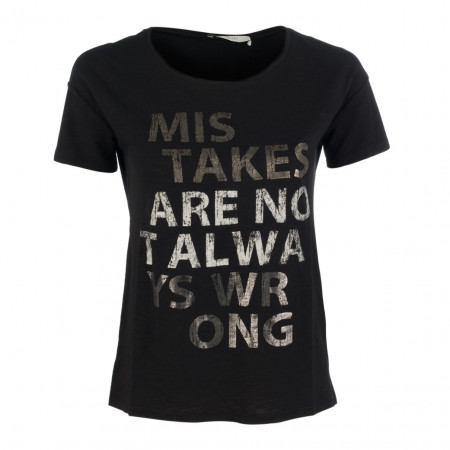 SALE % | Monari | T-Shirt - Regular Fit - Wording | Schwarz online im Shop bei meinfischer.de kaufen