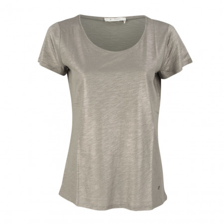 SALE % | Boss Casual | T-Shirt - Regular Fit - Goldschimmer | Grau online im Shop bei meinfischer.de kaufen