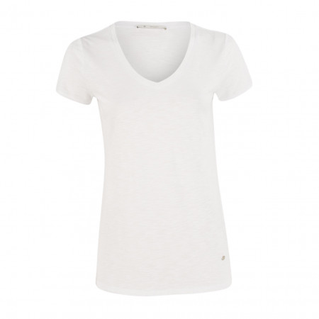 SALE % | Boss Casual | T-Shirt - Regular Fit - V-Neck | Weiß online im Shop bei meinfischer.de kaufen