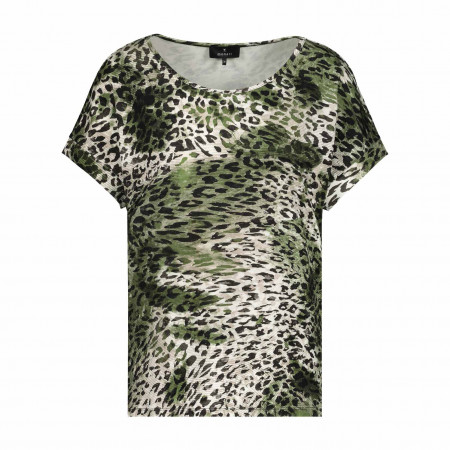 SALE % | Monari | Shirt - Comfort Fit - Animalprint | Grün online im Shop bei meinfischer.de kaufen