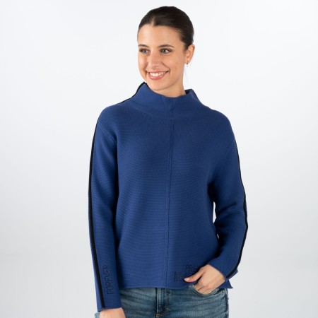 SALE % | Monari | Pullover - Regular Fit - unifarben | Blau online im Shop bei meinfischer.de kaufen