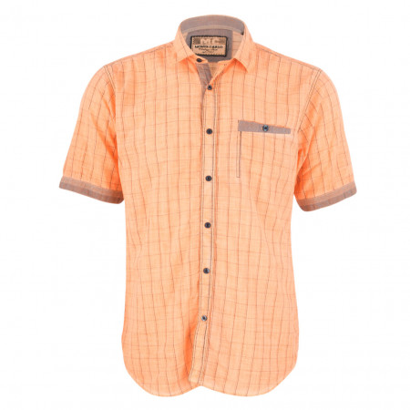 SALE % | Monte Carlo | Freizeithemd - Modern Fit  Classic Kent | Orange online im Shop bei meinfischer.de kaufen