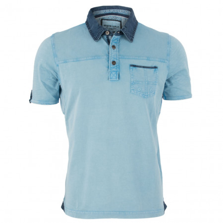 SALE % | Monte Carlo | Poloshirt - Regular Fit - Brusttasche | Blau online im Shop bei meinfischer.de kaufen