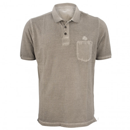 SALE % | Monte Carlo | Poloshirt - Regular Fit - Cold-dye-Optik | Grau online im Shop bei meinfischer.de kaufen