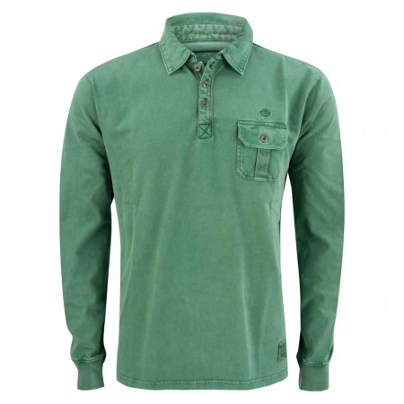 SALE % | Monte Carlo | Poloshirt - Regular Fit - Brusttasche | Grün online im Shop bei meinfischer.de kaufen