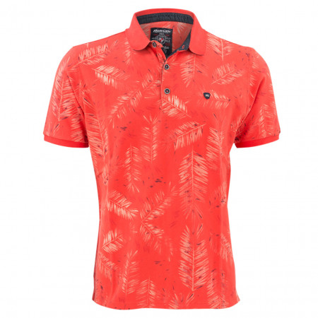 SALE % | Monte Carlo | Poloshirt - Modern Fit - Muster | Rot online im Shop bei meinfischer.de kaufen