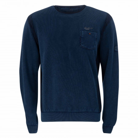 SALE % | Monte Carlo | Sweatshirt - Casual Fit - Crewneck | Blau online im Shop bei meinfischer.de kaufen