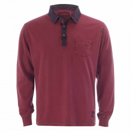 SALE % | Monte Carlo | Sweatshirt - Regular Fit - Polokragen | Rot online im Shop bei meinfischer.de kaufen