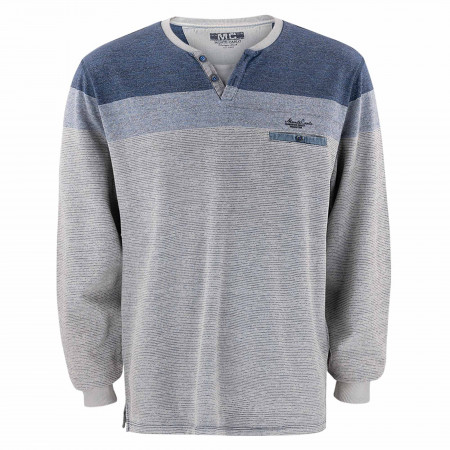 SALE % | Monte Carlo | Sweatshirt - Casual Fit - Colorblocking | Grau online im Shop bei meinfischer.de kaufen