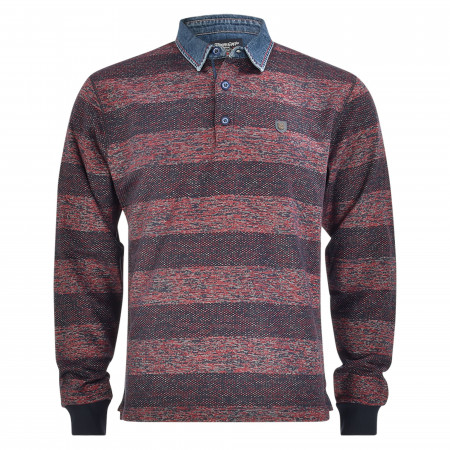 SALE % | Monte Carlo | Sweatshirt - Comfort Fit - Polokragen | Rot online im Shop bei meinfischer.de kaufen