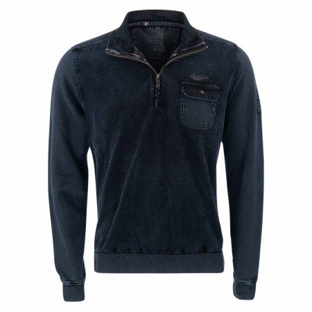 SALE % | Monte Carlo | Sweatshirt - Comfort Fit - Zip | Blau online im Shop bei meinfischer.de kaufen