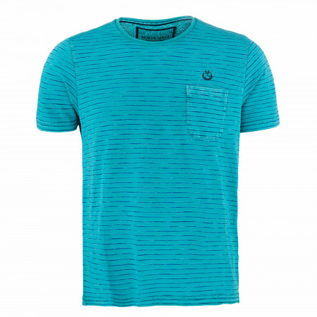 SALE % | Monte Carlo | T-Shirt - Regular Fit - Crewneck | Blau online im Shop bei meinfischer.de kaufen