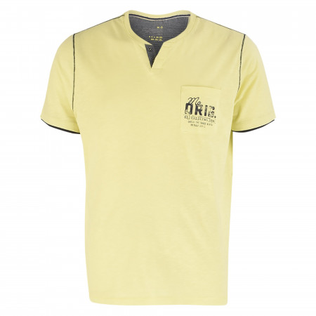 SALE % | Monte Carlo | T-Shirt - Regular Fit - Henley | Grün online im Shop bei meinfischer.de kaufen