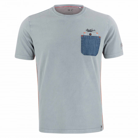 SALE % | Monte Carlo | T-Shirt - Regular Fit - Crewneck | Grau online im Shop bei meinfischer.de kaufen