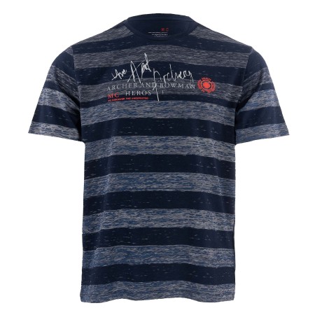 SALE % | Monte Carlo | T-Shirt - Casual Fit - Stripes | Grau online im Shop bei meinfischer.de kaufen