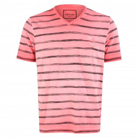 SALE % | Monte Carlo | T-Shirt - Regular Fit - V-Neck | Rot online im Shop bei meinfischer.de kaufen