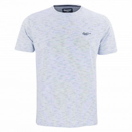 SALE % | Monte Carlo | T-Shirt - Regular Fit - Stripes | Weiß online im Shop bei meinfischer.de kaufen