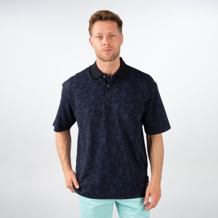 SALE % | Marc O'Polo | Poloshirt - Regular Fit - Print | Blau online im Shop bei meinfischer.de kaufen