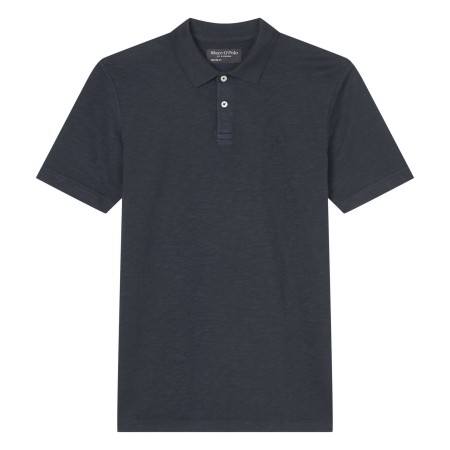 SALE % | Marc O'Polo | Poloshirt - Regular Fit - Unifarben | Blau online im Shop bei meinfischer.de kaufen