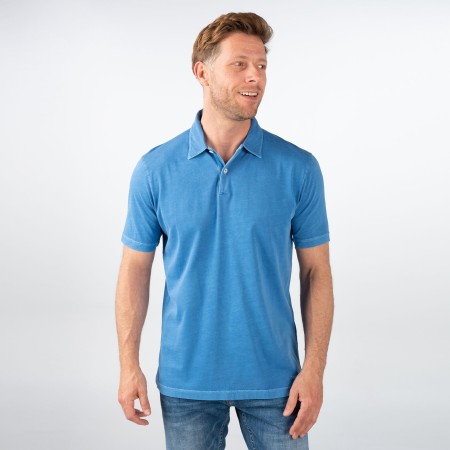 SALE % | Marc O'Polo | Poloshirt - Regular Fit - Uni | Blau online im Shop bei meinfischer.de kaufen