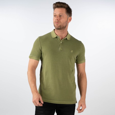 SALE % | Marc O'Polo | Poloshirt - Regular Fit - unifarben | Grün online im Shop bei meinfischer.de kaufen